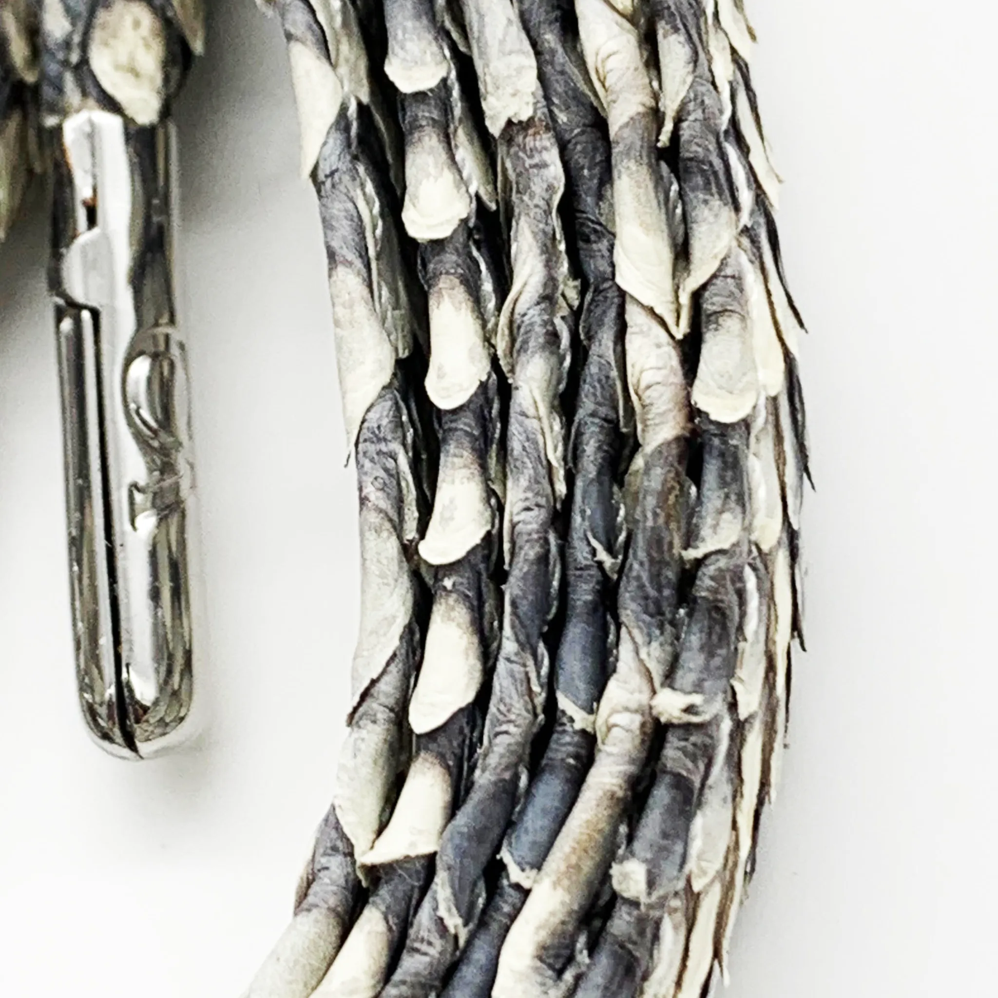 CA Lace “Genesis Natural Mamba” Natural Authentic Python Hand Crafted Shoe Laces with Custom CA Brass Aglet