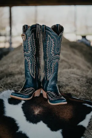 Casanova Tall Western Boot by Ariat (Deepest Navy)