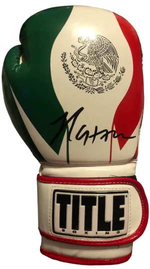 Chavez Sr. WBC Custom made Autographed signed Mexican Boxing Glove RARE.