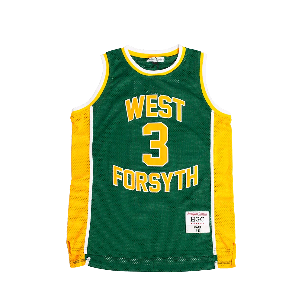 CHRIS PAUL WEST FORSYTH HIGH SCHOOL BASKETBALL JERSEY (GREEN)