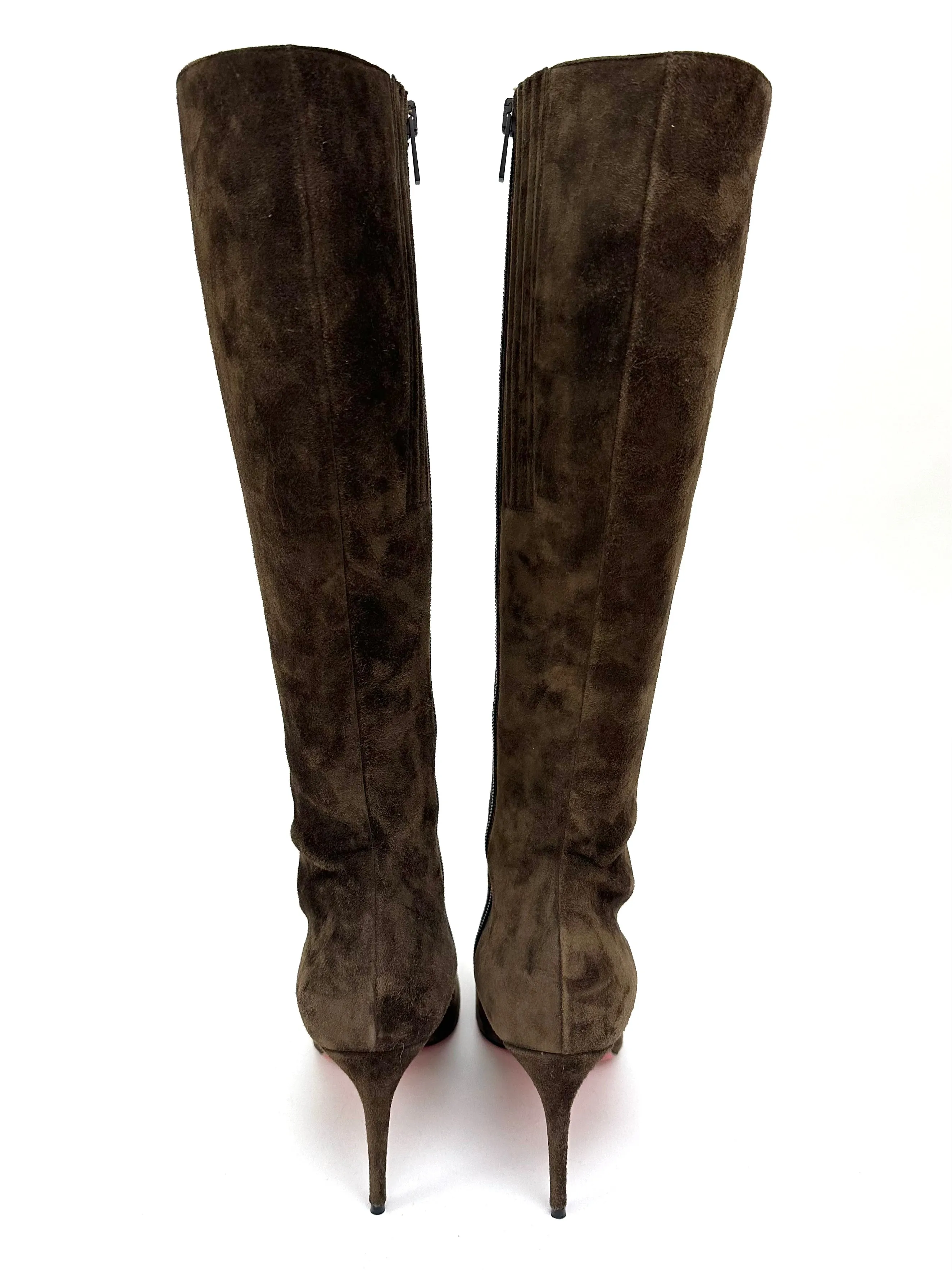 Christian Louboutin Suede Knee Boots