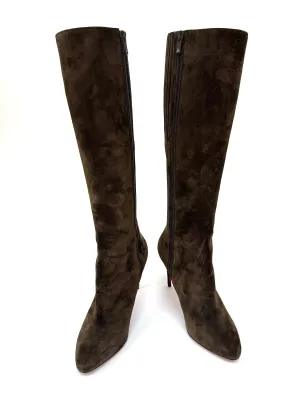 Christian Louboutin Suede Knee Boots