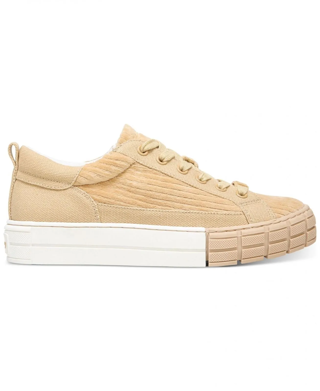 Circus By Sam Edelman Womens Skyla Lace-Up Sneakers Shoes H8557F4 Tan Brown 7.5M