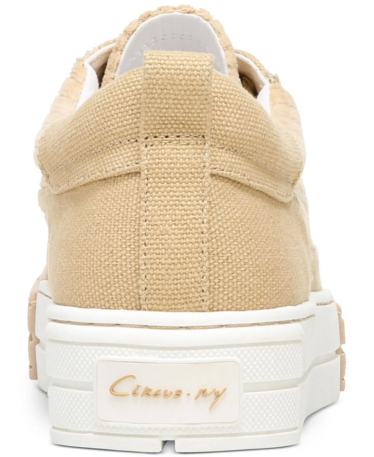 Circus By Sam Edelman Womens Skyla Lace-Up Sneakers Shoes H8557F4 Tan Brown 7.5M