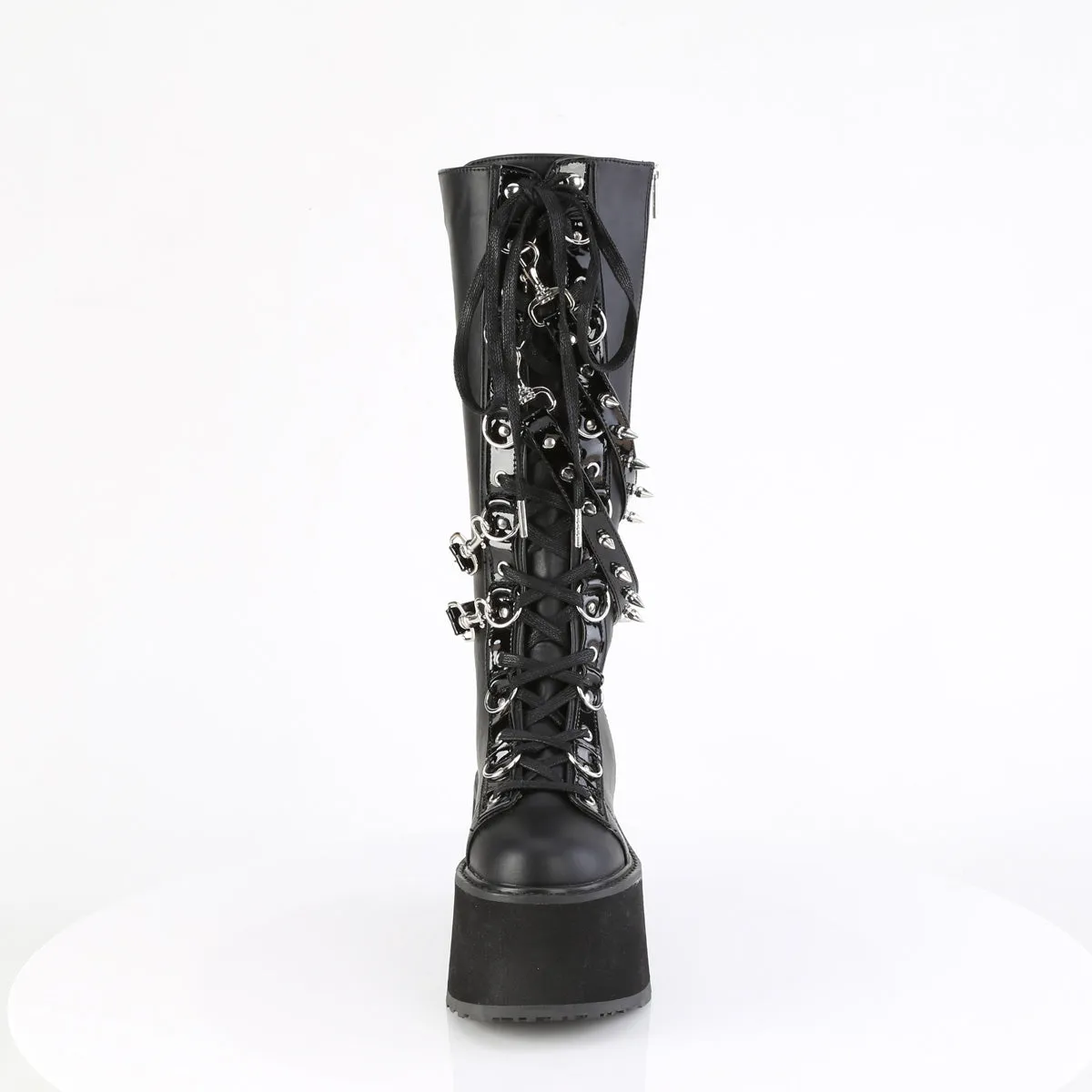DAMNED-220  Black Vegan Leather
