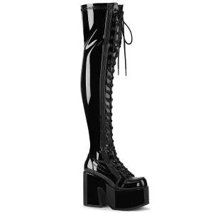 DEMONIA CAMEL-300 - BLACK PATENT ✰ PRE ORDER ✰