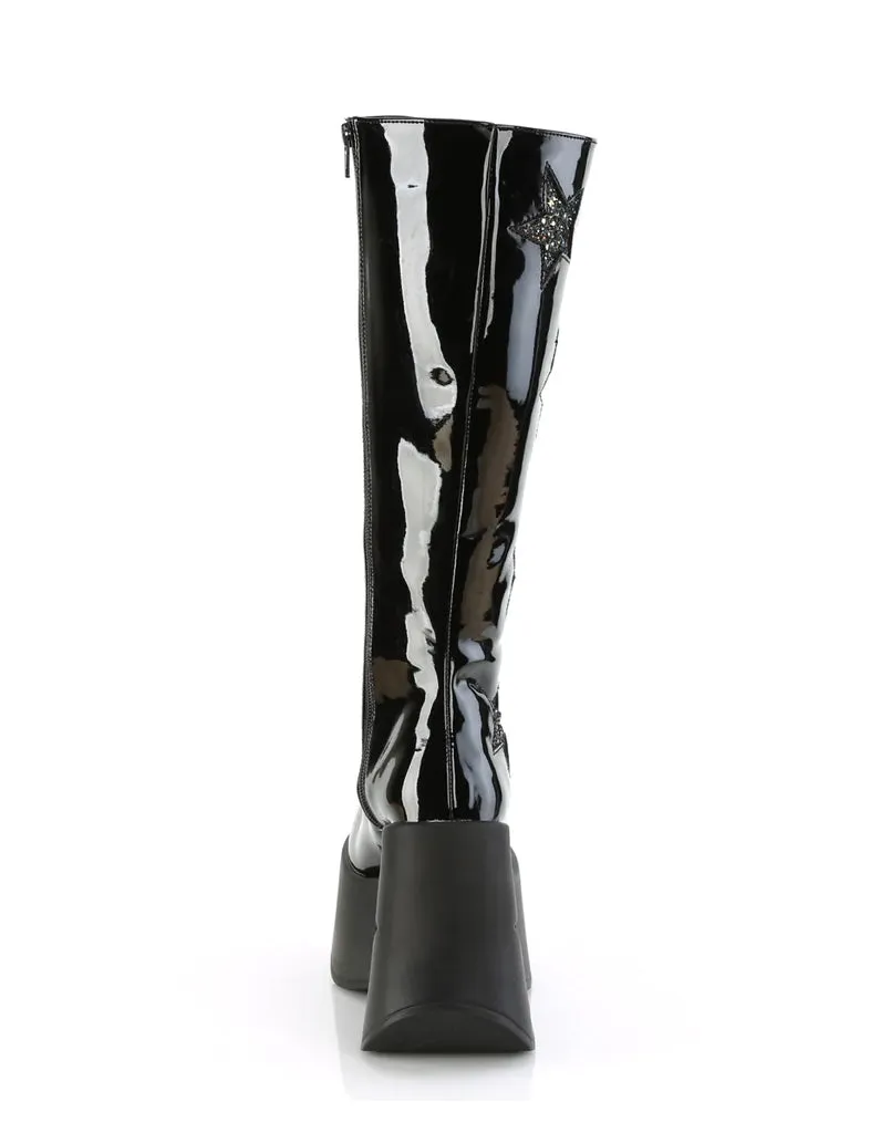 DEMONIA DYNAMITE-218 BOOTS - BLACK ✰ PRE ORDER ✰