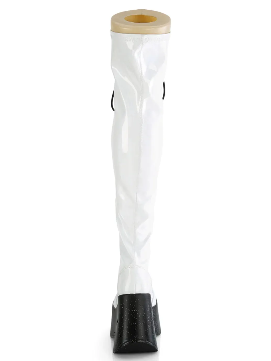 DEMONIA DYNAMITE-300 - WHITE STRETCH HOLOGRAM ✰ PRE ORDER ✰