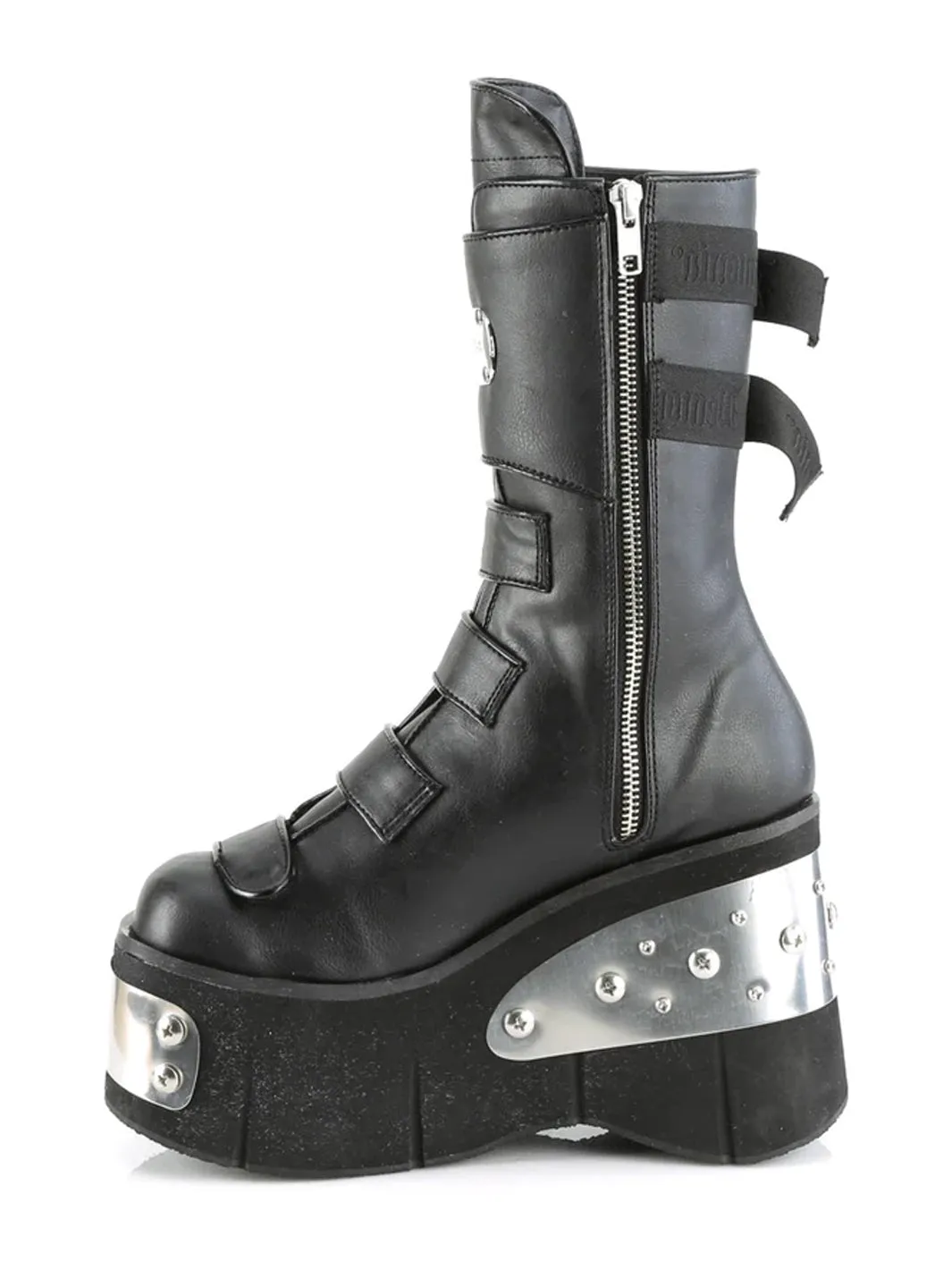 DEMONIA KERA-108 - BLACK VEGAN LEATHER ✰ PRE ORDER ✰