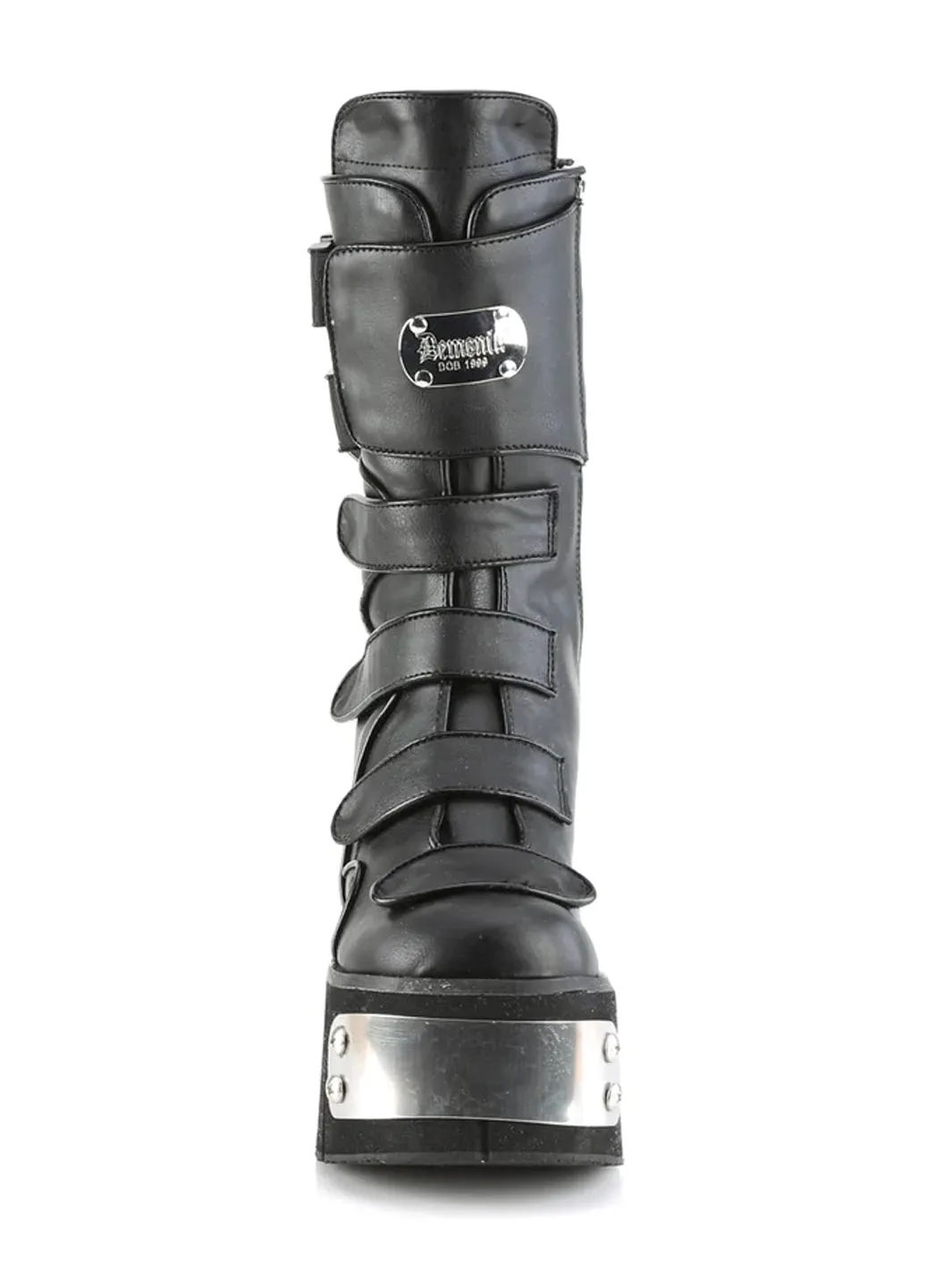 DEMONIA KERA-108 - BLACK VEGAN LEATHER ✰ PRE ORDER ✰
