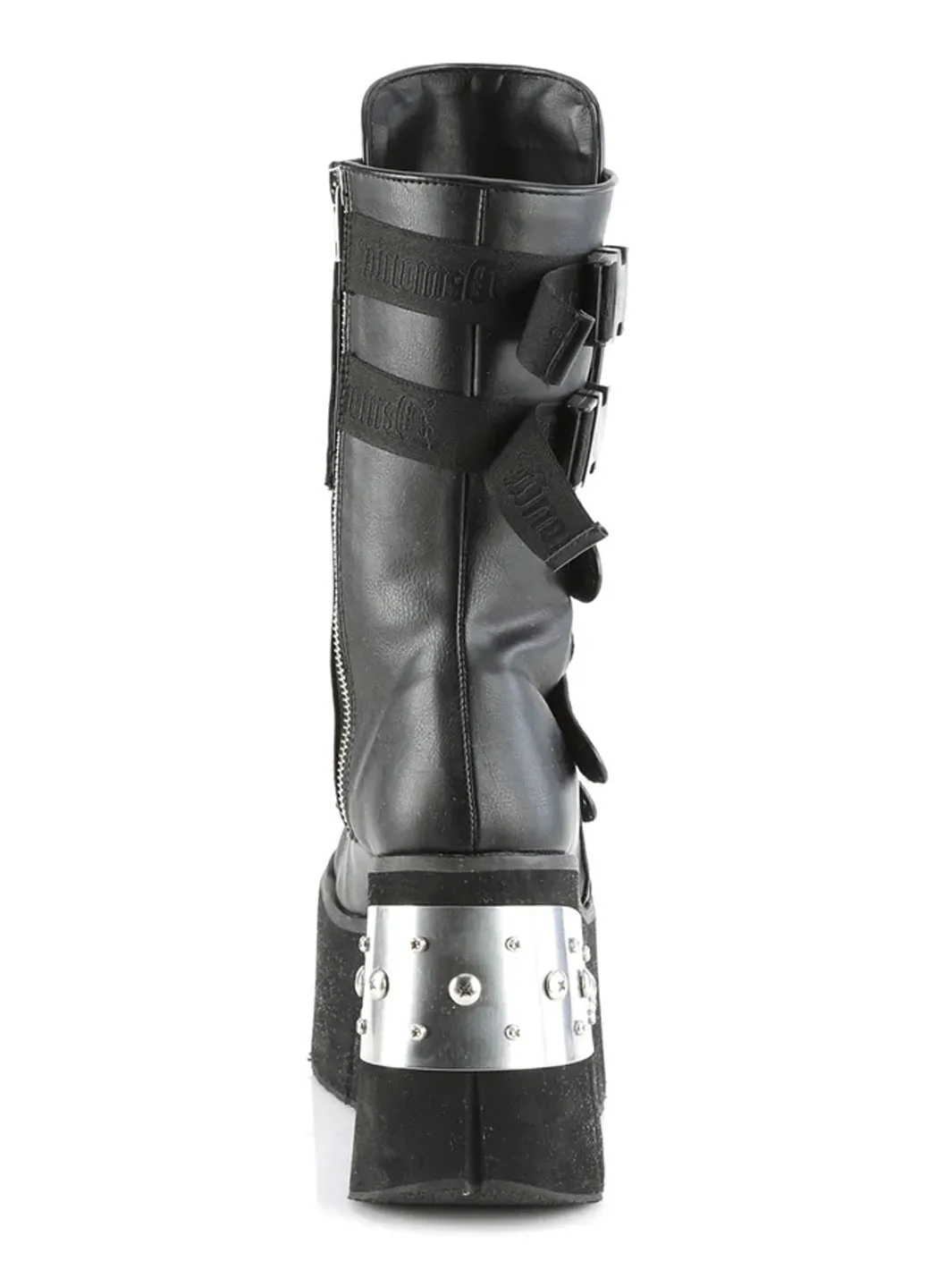 DEMONIA KERA-108 - BLACK VEGAN LEATHER ✰ PRE ORDER ✰