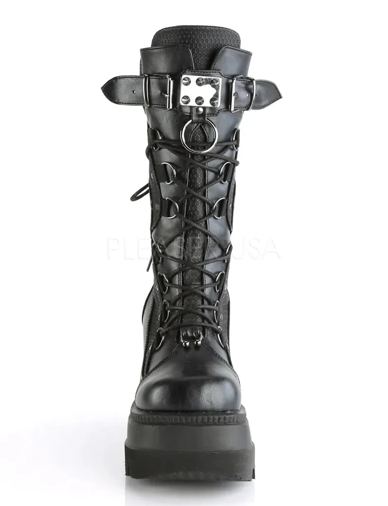 DEMONIA SHAKER-70 - BLACK VEGAN LEATHER ✰ PRE ORDER ✰
