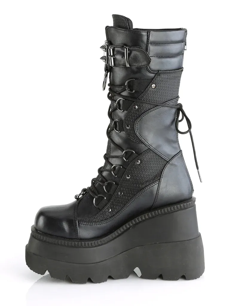 DEMONIA SHAKER-70 - BLACK VEGAN LEATHER ✰ PRE ORDER ✰