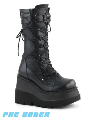 DEMONIA SHAKER-70 - BLACK VEGAN LEATHER ✰ PRE ORDER ✰