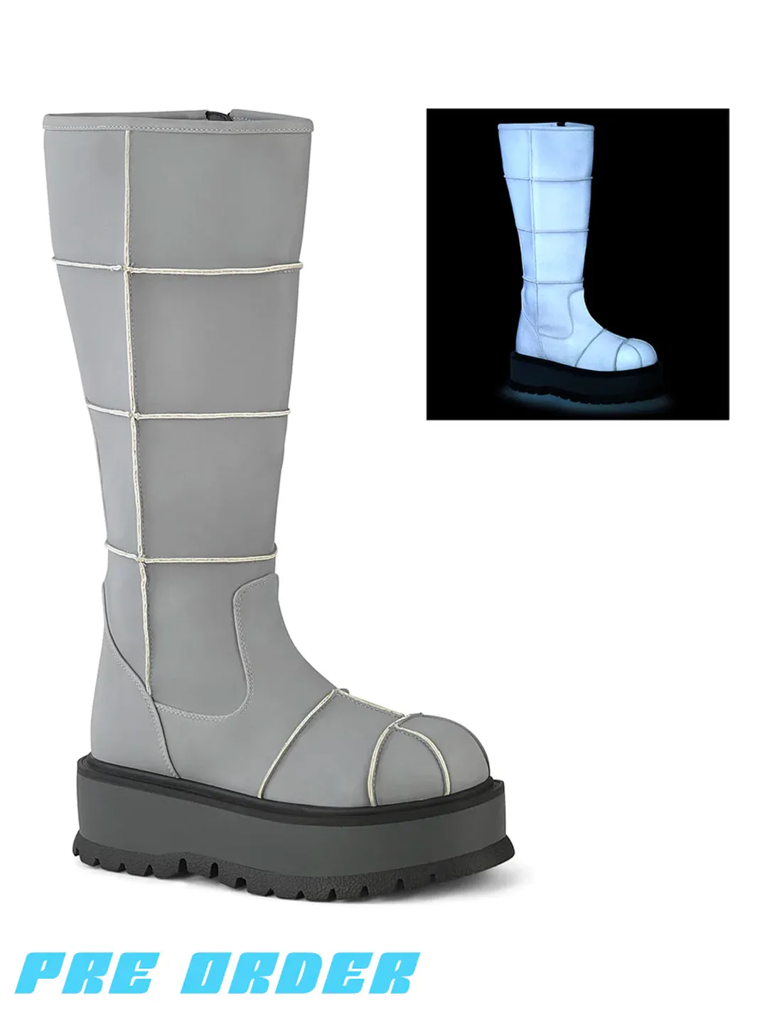 DEMONIA SLACKER-230 - GREY REFLECTIVE ✰ PRE ORDER ✰