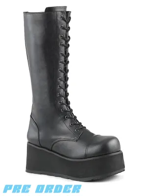 DEMONIA TRASHVILLE-502 - BLACK VEGAN LEATHER ✰ PRE ORDER ✰