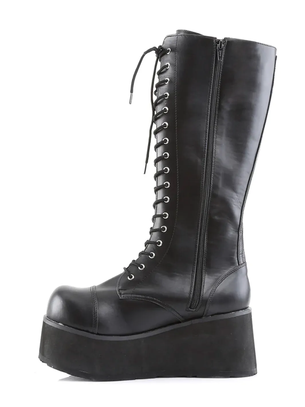 DEMONIA TRASHVILLE-502 - BLACK VEGAN LEATHER ✰ PRE ORDER ✰