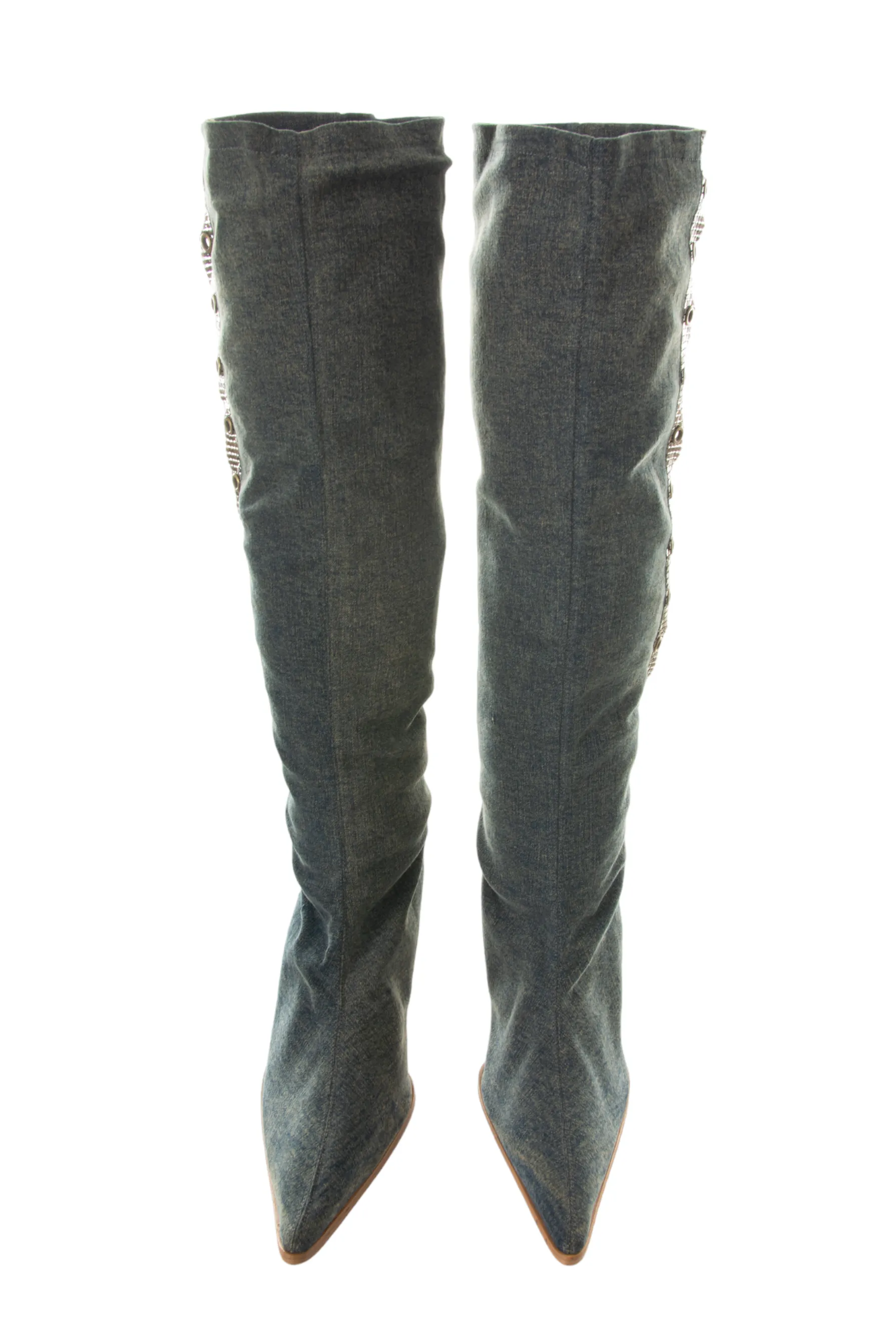 Denim Boots
