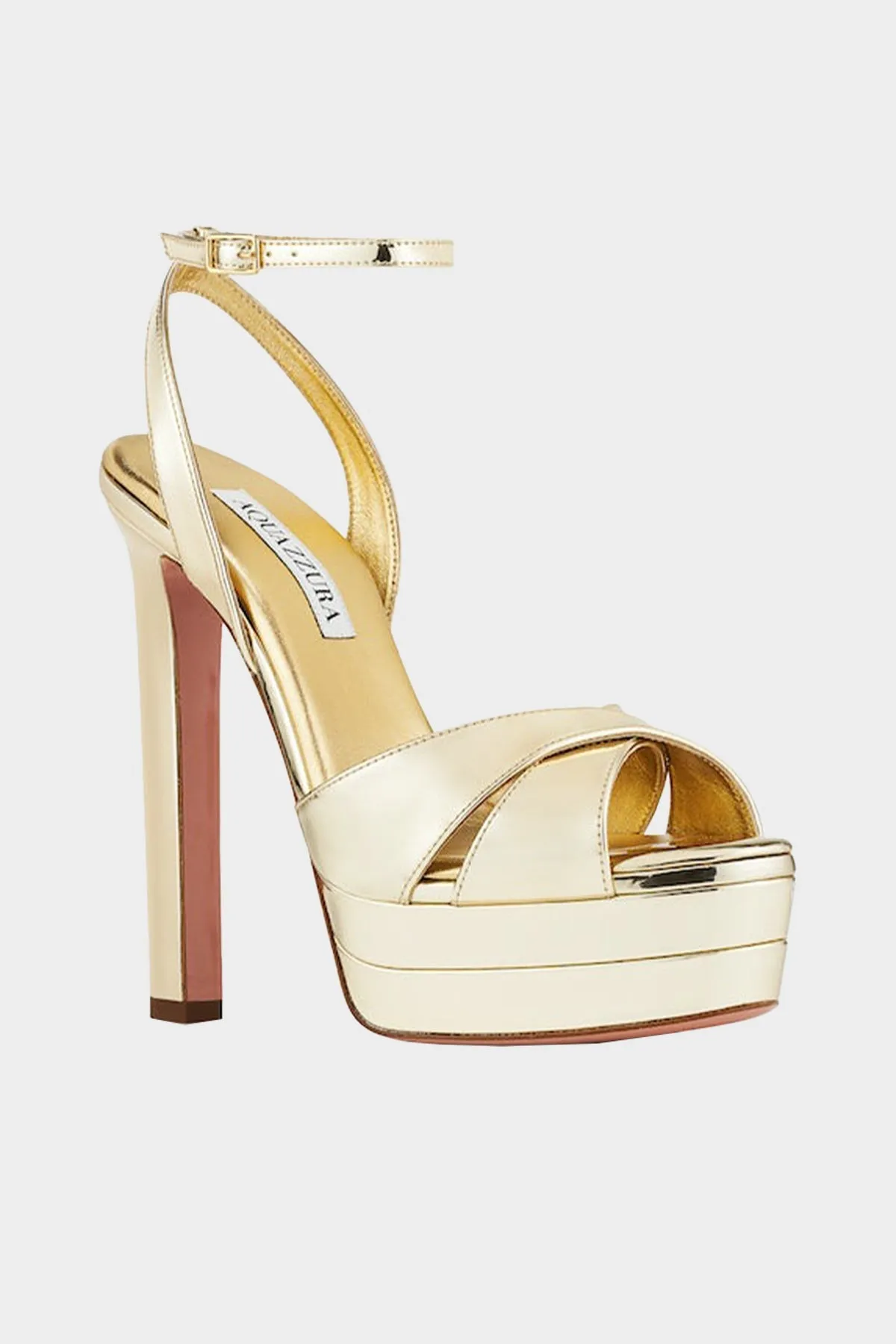Divine Sandal Plateau 130 in Gold