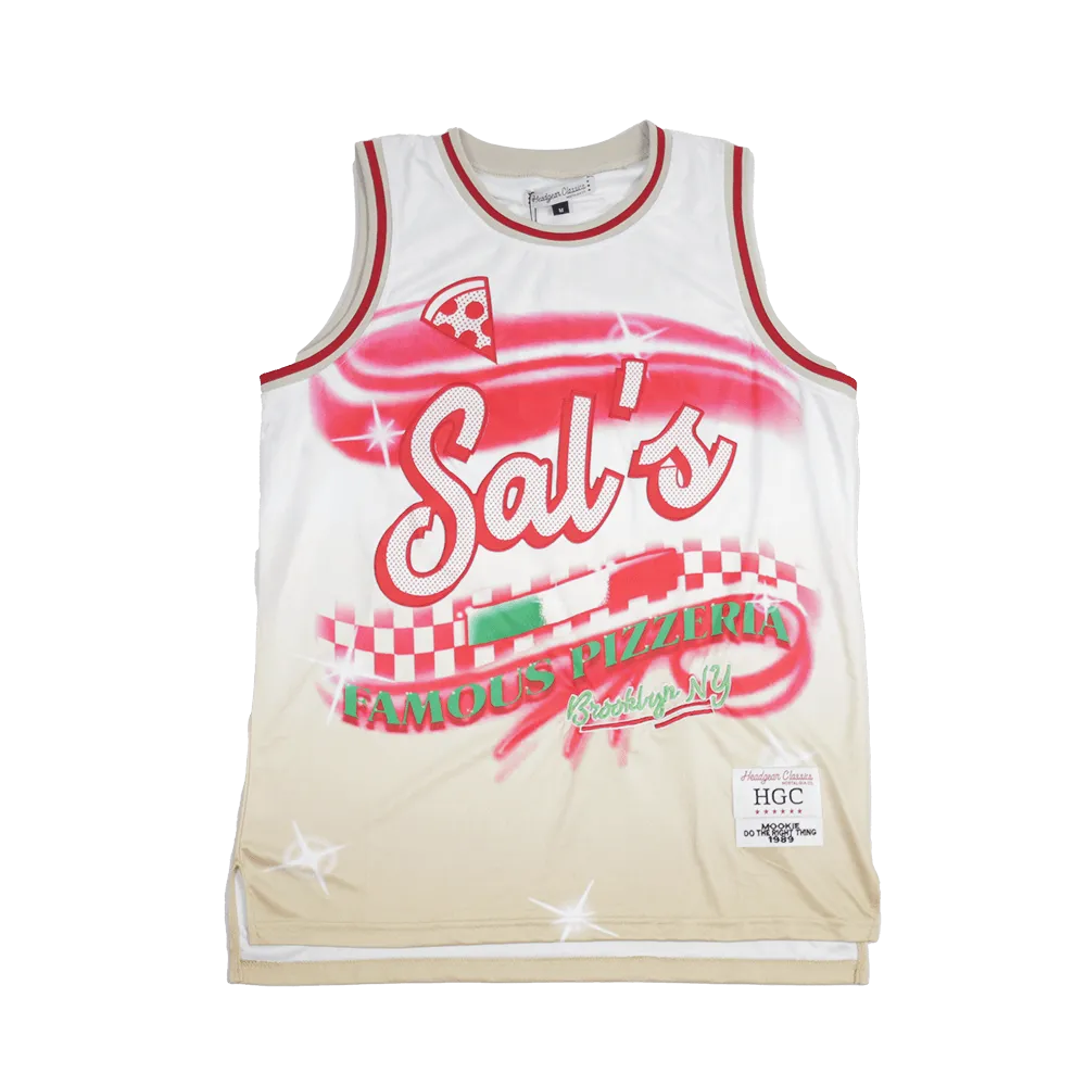 DO THE RIGHT THING SALS PIZZA BASKETBALL JERSEY