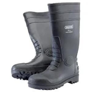 Draper 2698 Safety Wellington Boots, Size 8, S5 Dr-02698
