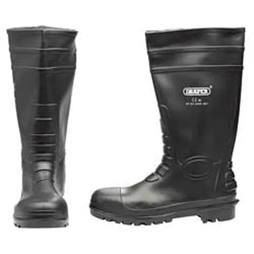 Draper 2702 Safety Wellington Boots, Size 12, S5 Dr-02702