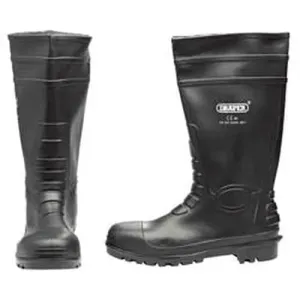 Draper 2702 Safety Wellington Boots, Size 12, S5 Dr-02702