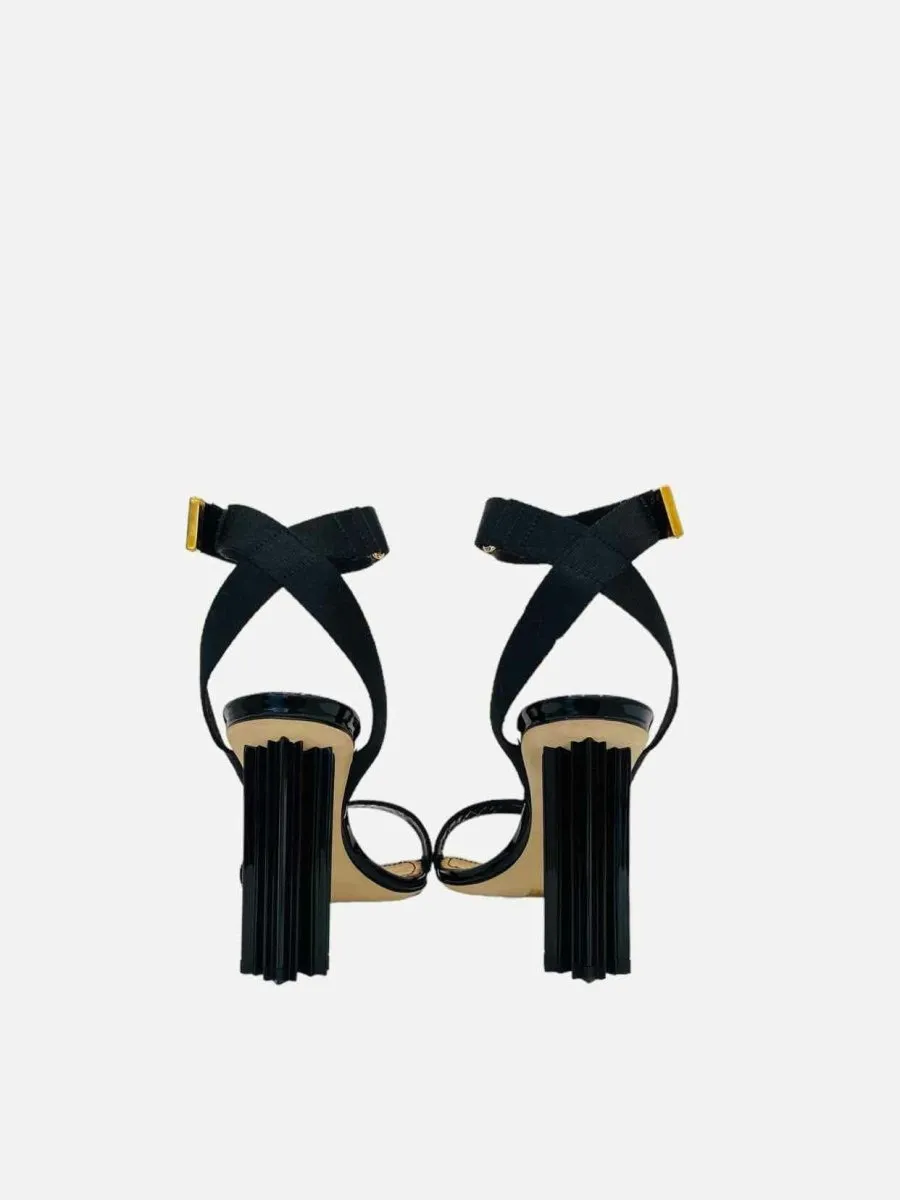 DSQUARED2 Ankle Strap Black Heeled Sandals 36.5