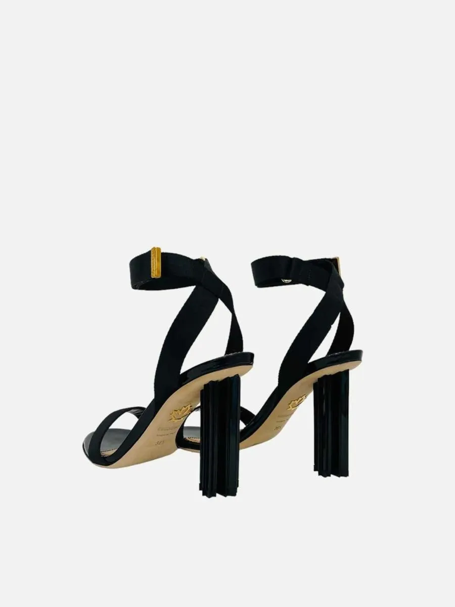 DSQUARED2 Ankle Strap Black Heeled Sandals 36.5