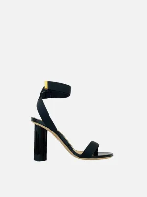 DSQUARED2 Ankle Strap Black Heeled Sandals 36.5