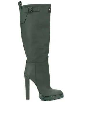 DSQUARED2 stiletto-heel knee-high rain boots