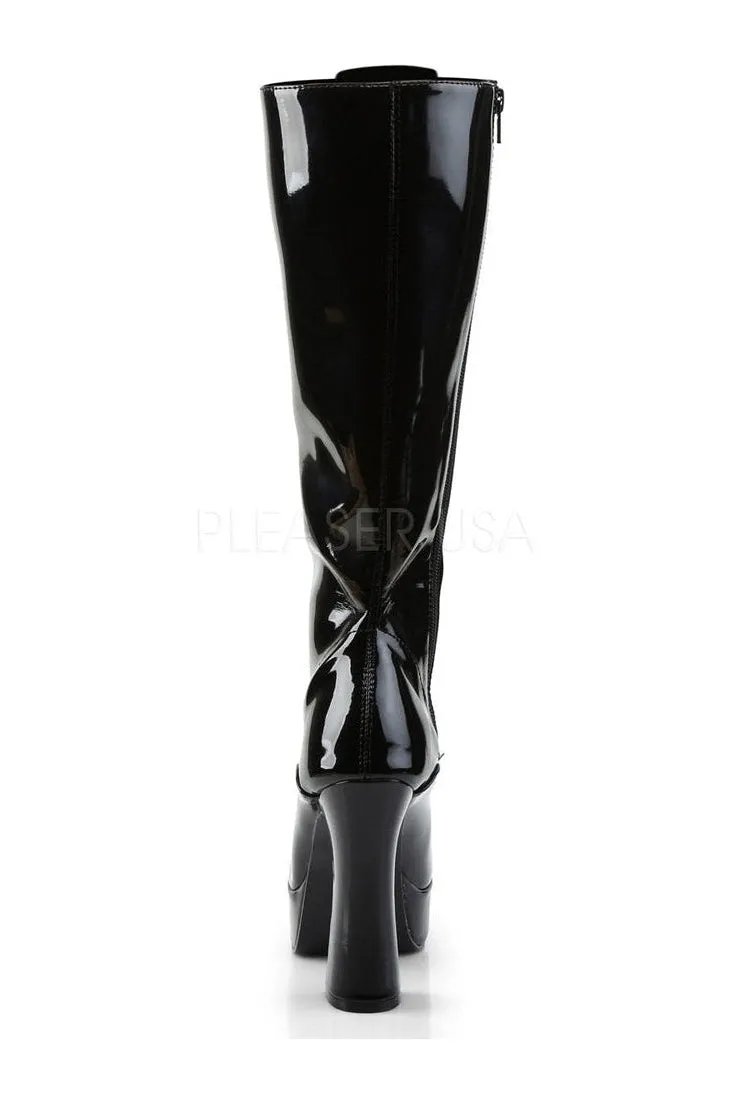 ELECTRA-2020 Platform Boot  | Black Patent
