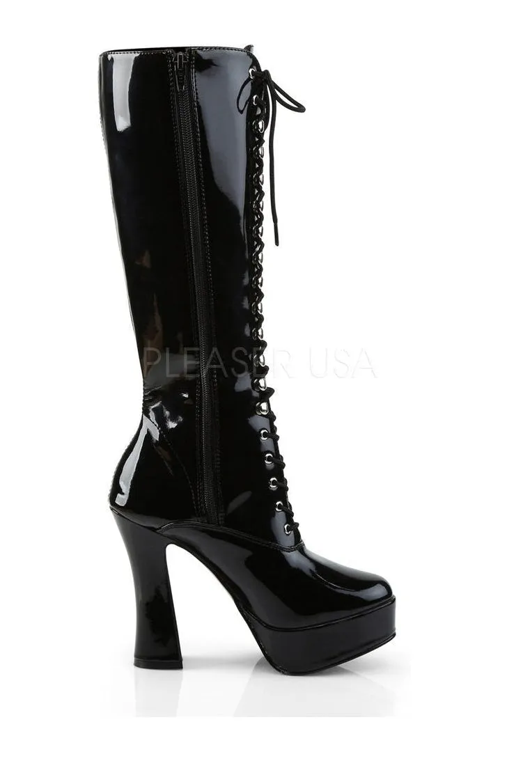 ELECTRA-2020 Platform Boot  | Black Patent