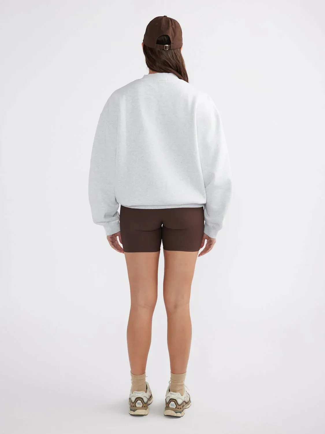 ENA Pelly II CLASSIC Collegiate Sweatshirt - White marle