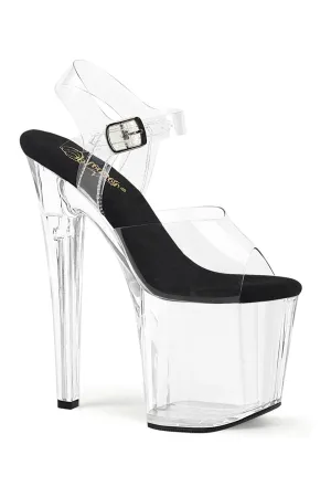 ENCHANT-708 Clear Vinyl Sandal