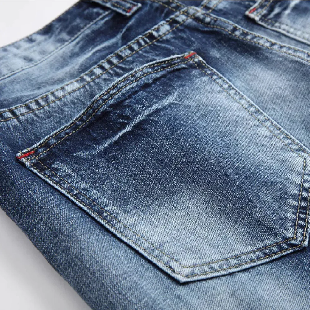 Fashionable Ripped Skinny Jeans for Men