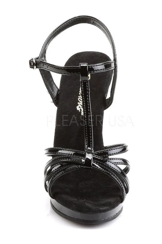 FLAIR-420 Sandal | Black Patent