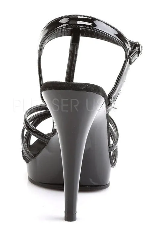 FLAIR-420 Sandal | Black Patent