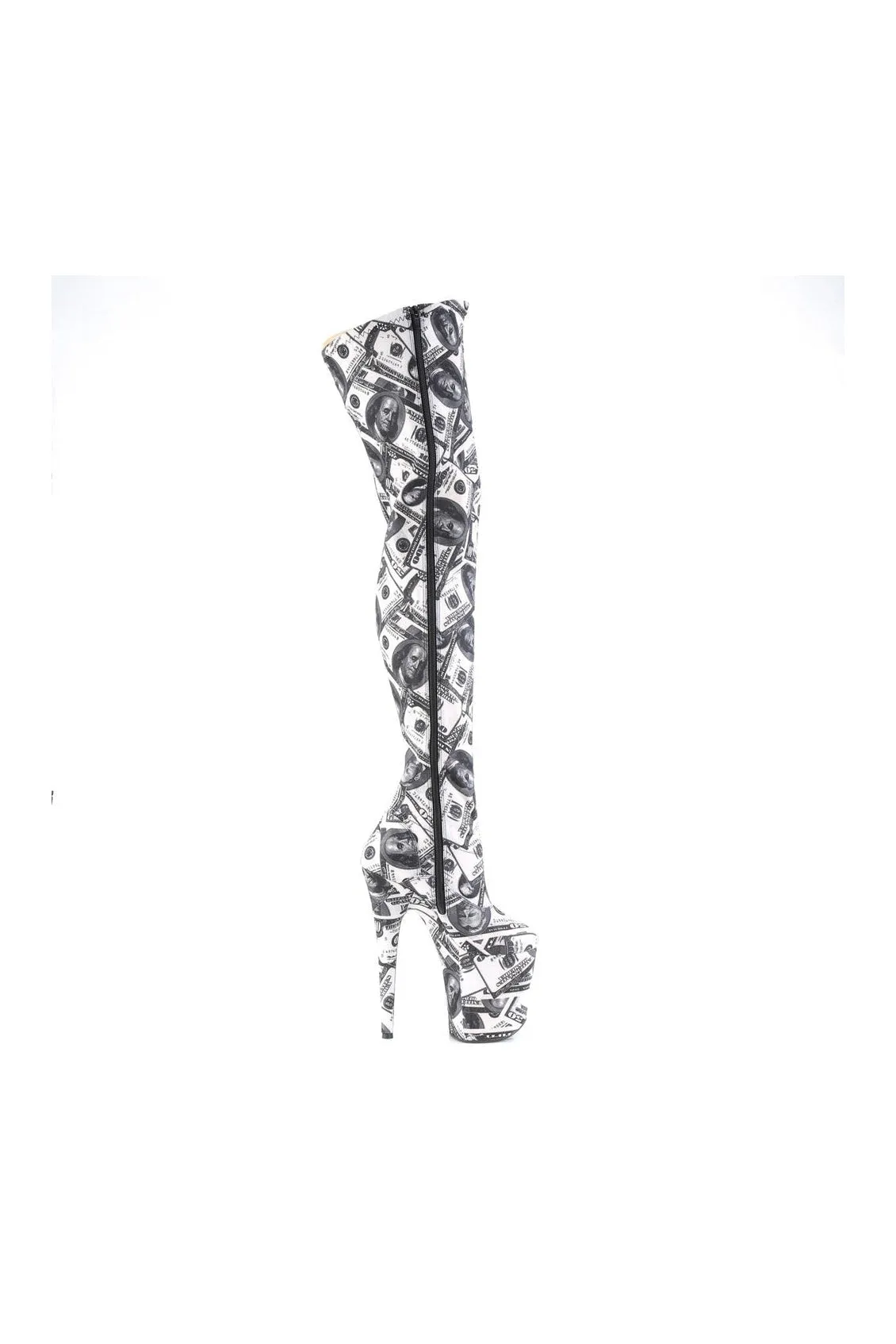 FLAMINGO-3000DP Exotic Boot | White Fabric