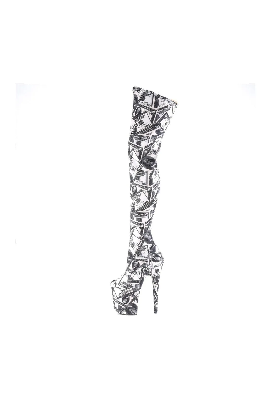 FLAMINGO-3000DP Exotic Boot | White Fabric