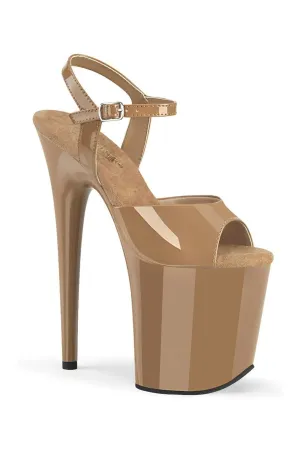 FLAMINGO-809 Sandal | Brown Patent