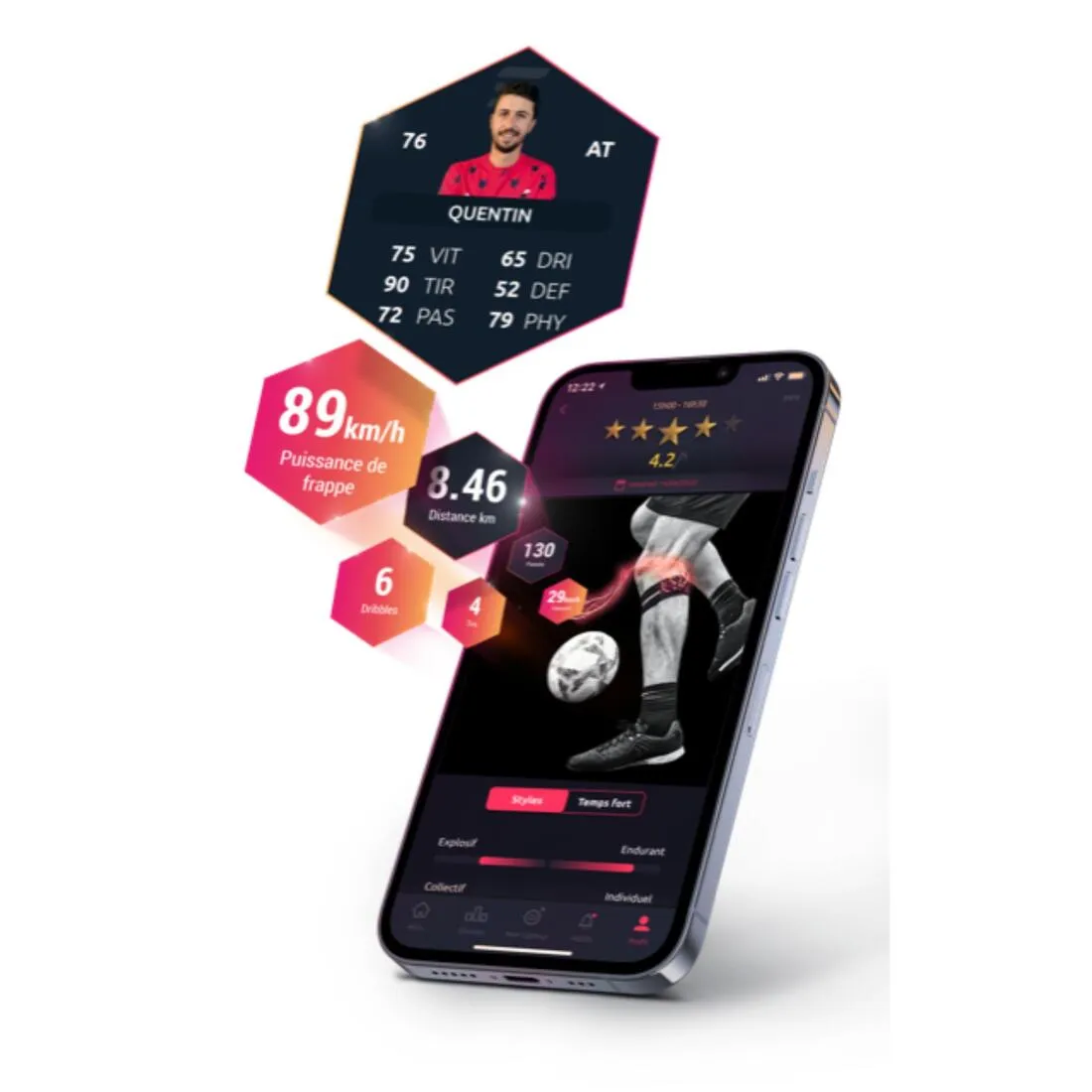 Footbar Meteor - Connected Football Tracker