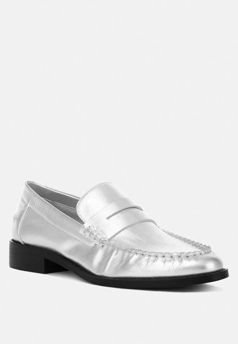 Genuine Leather Loafers By Ruw
