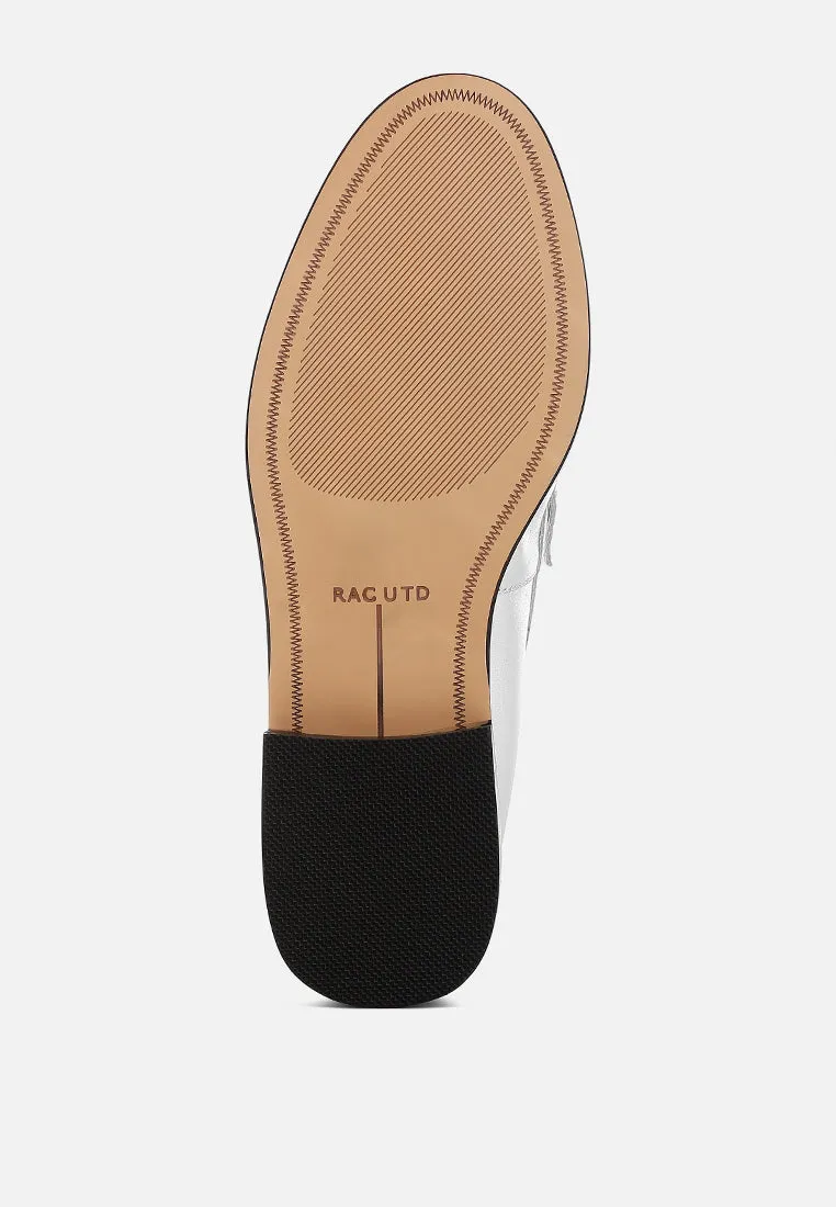 Genuine Leather Loafers By Ruw