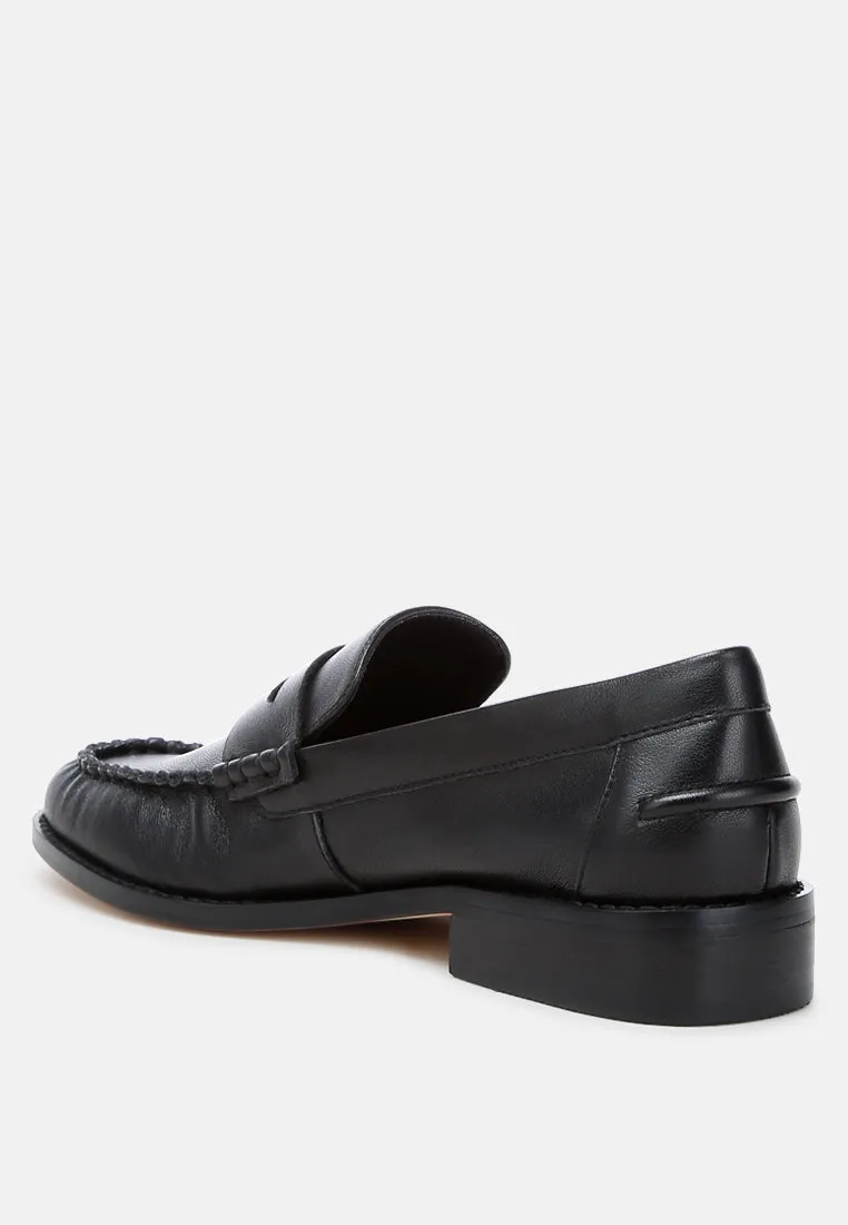 Genuine Leather Loafers By Ruw