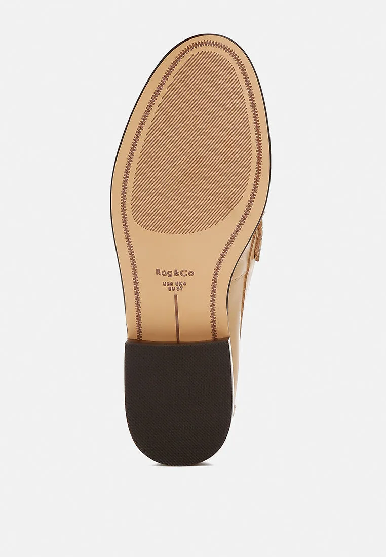 Genuine Leather Loafers By Ruw