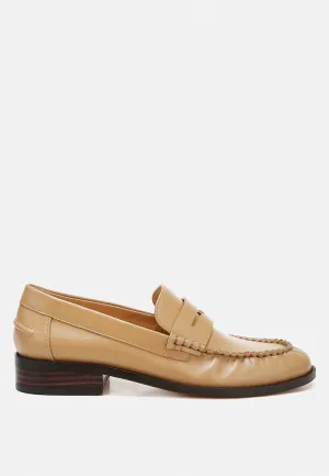 Genuine Leather Loafers By Ruw