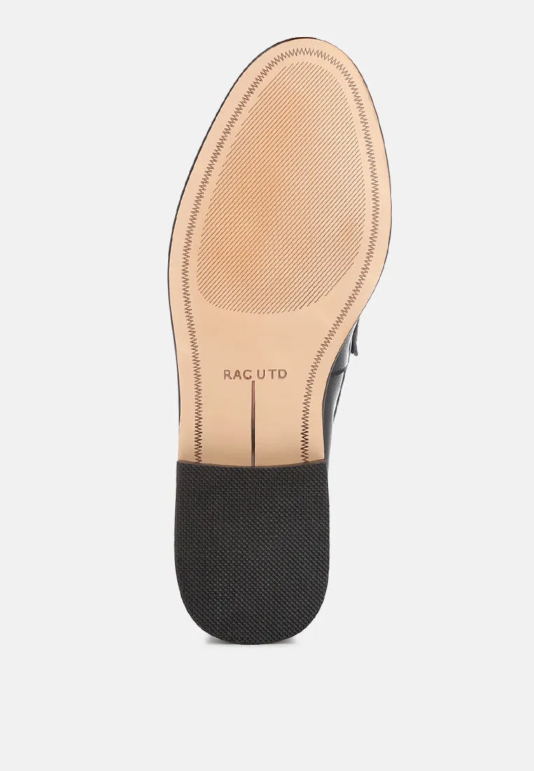 Genuine Leather Loafers By Ruw