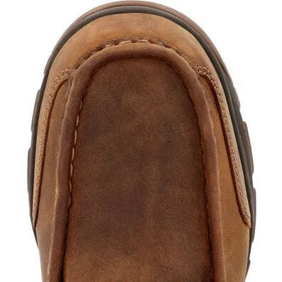 Georgia Men's Athens Superlyte 5" Waterproof Wallabe Work Boot -Brown- GB00646