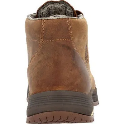 Georgia Men's Athens Superlyte 5" Waterproof Wallabe Work Boot -Brown- GB00646